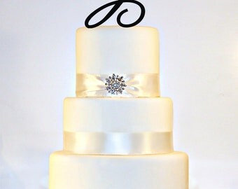 6" Monogram Cake Topper