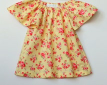 Blouse Fille Peaches ‘n Cream Taille 18 Mois - Vichy Bleu Et Vert - Occasion Très Bon état