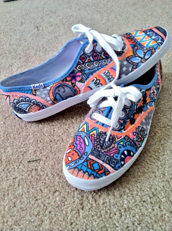 Items similar to Custom made sharpie shoes on Etsy