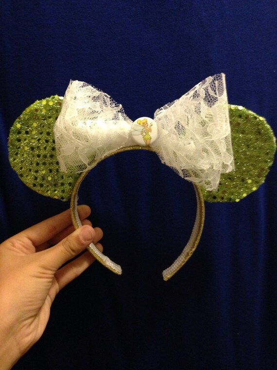 Tinkerbell Disney Mickey Ears by PrincessEars on Etsy