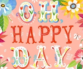 Oh Happy Day - vertical print