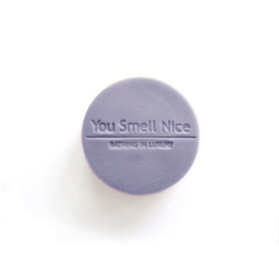 Lemon Violet Soap - pastel muted lavender purple color -Current batch ships from JULY 9 made from SCRATCH by ME in San Francisco California