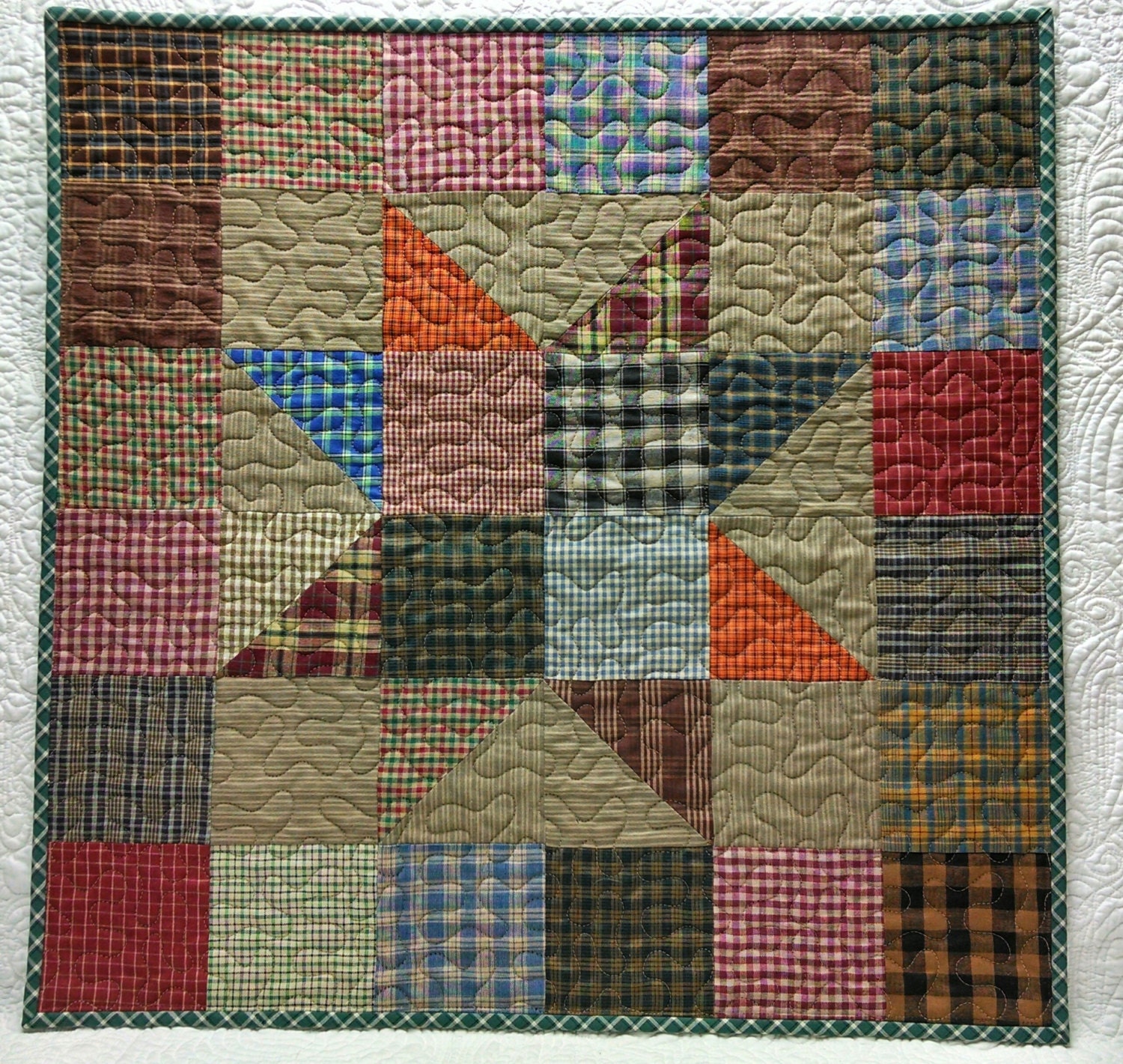 Homespun Star Quilt