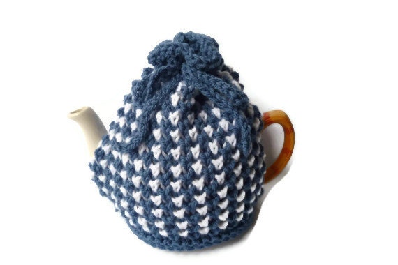 stripe tea cosy cosie knitting pattern pdf file