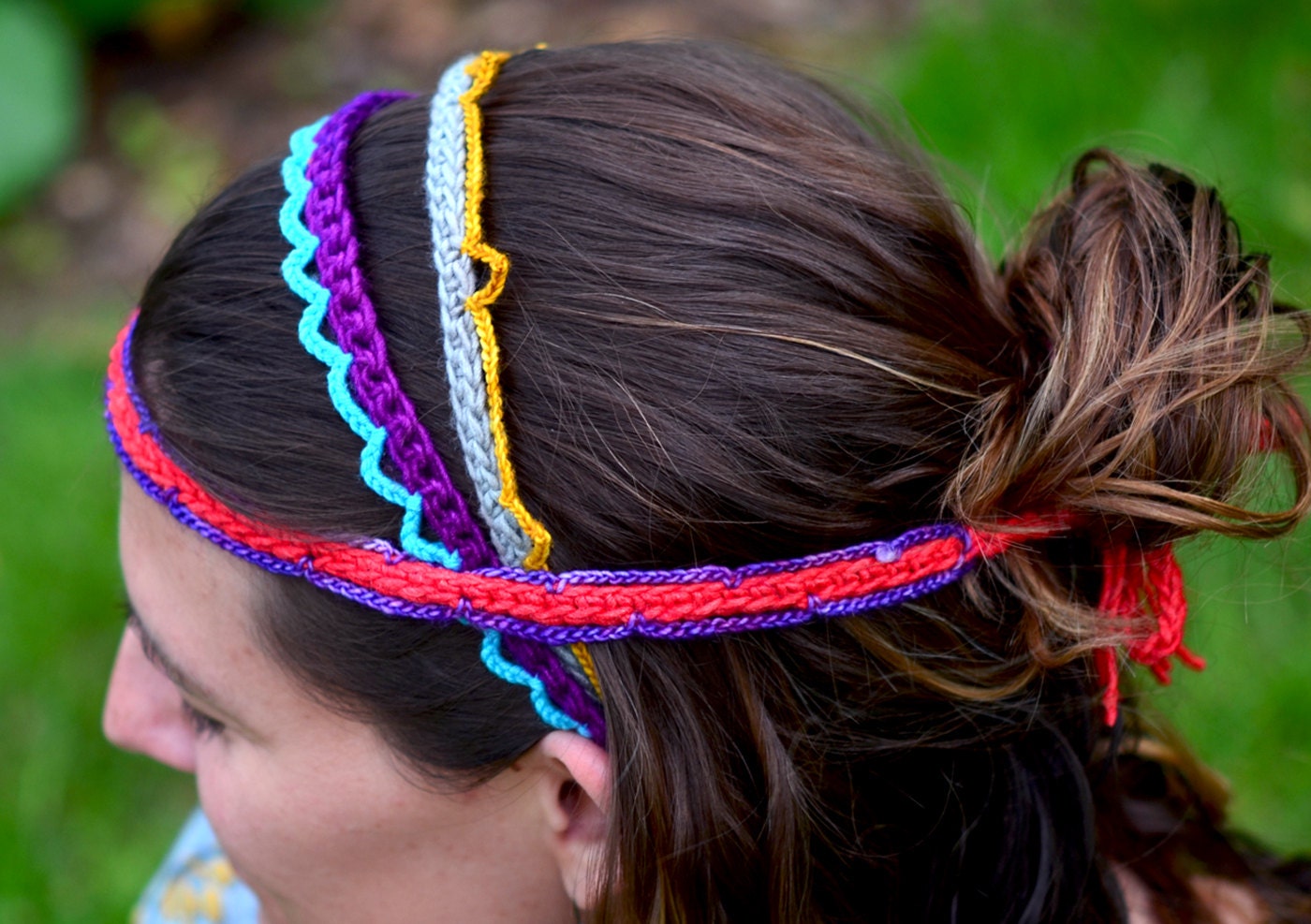 Quick Fancy Headbands crochet pattern pdf diy handmade