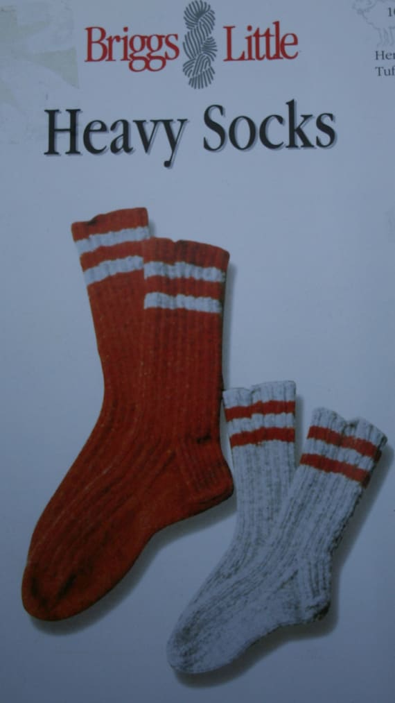 Heavy Socks Knitting Pattern Briggs Little 101