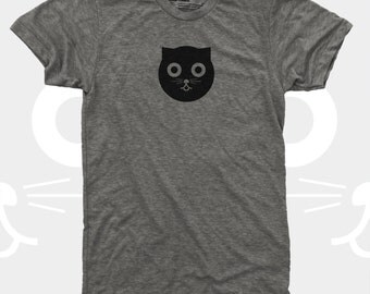 Cat Shirt Men, Watson the Cat TShirt, Men Graphic Tee, Mens Clothes, Crazy Cat Man, Real Men Love Cats, Gift for Cat Lover, Mens Cat Shirt