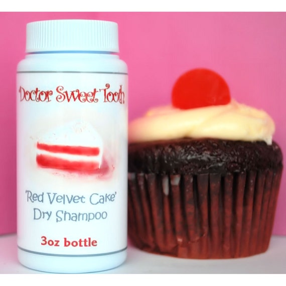 Red Velvet Cake Dry Shampoo by doctorsweettooth on Etsy