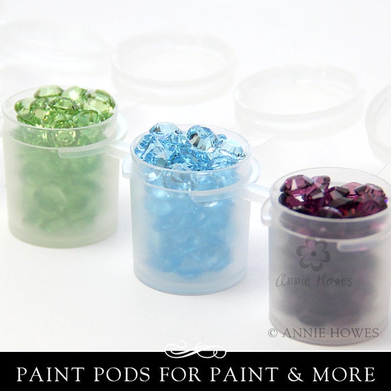 Small Paint Pods. Sampler Jars. Containers for Samples. One
