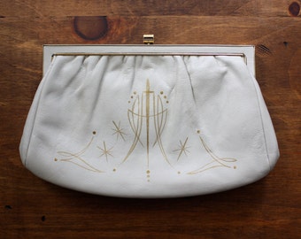 pinstriped purse