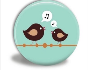 Bird Pocket Mirror, Bird Mirror - PM009