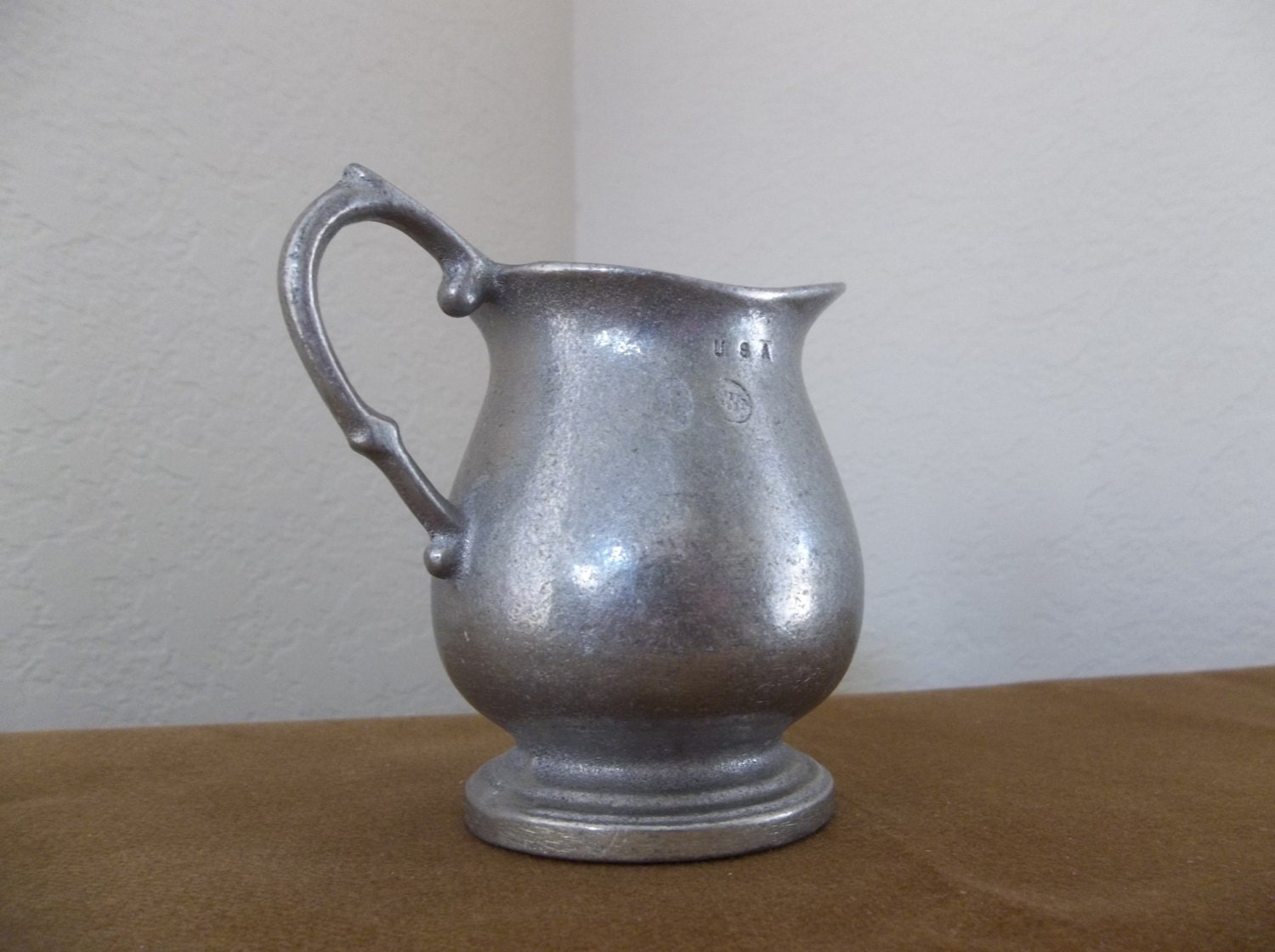 Vintage Armetale Wilton Pewter Cream Pitcher
