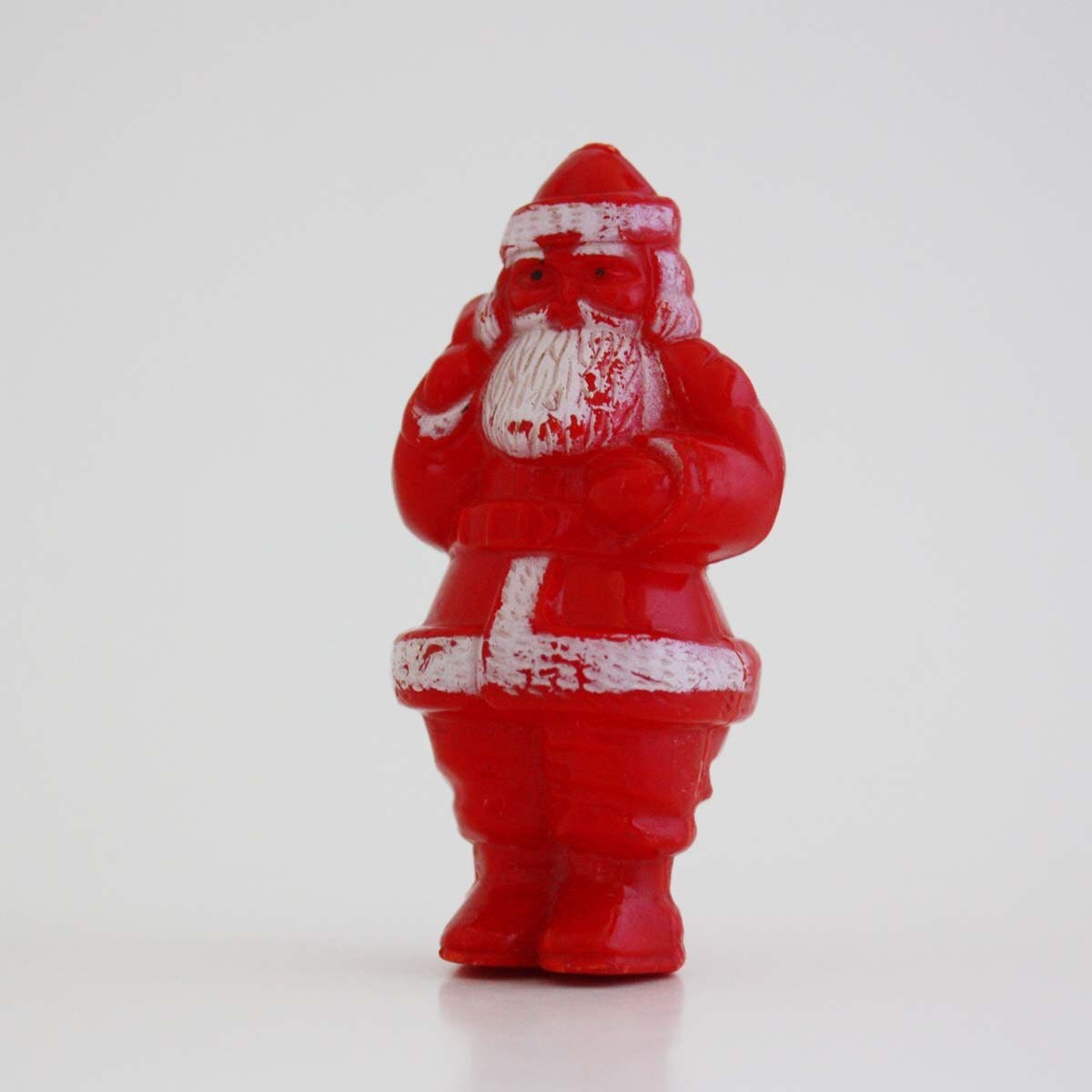 Vintage Hard Plastic Santa Claus Figurine