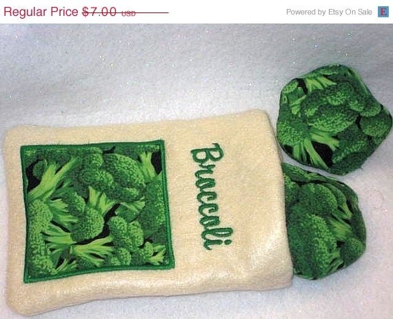 Christmas in July Sale Play food Pretend food Felt food Bag of Vegetable or fruit with 2 Servings per Bag Il_570xn