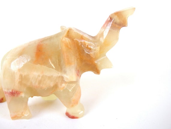 quartz elephant figurines