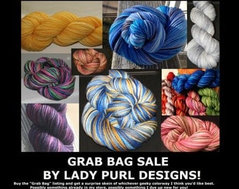 GRAB BAG SALE! Sock Yarn Edition