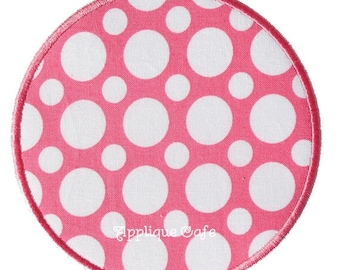 009 Circle and Rectangle Machine Embroidery Patch Appliques