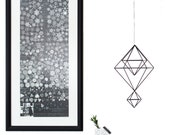 Himmeli no. 6 | Modern Hanging Mobile | Geometric Art Sculpture | Minimalist Home Decor