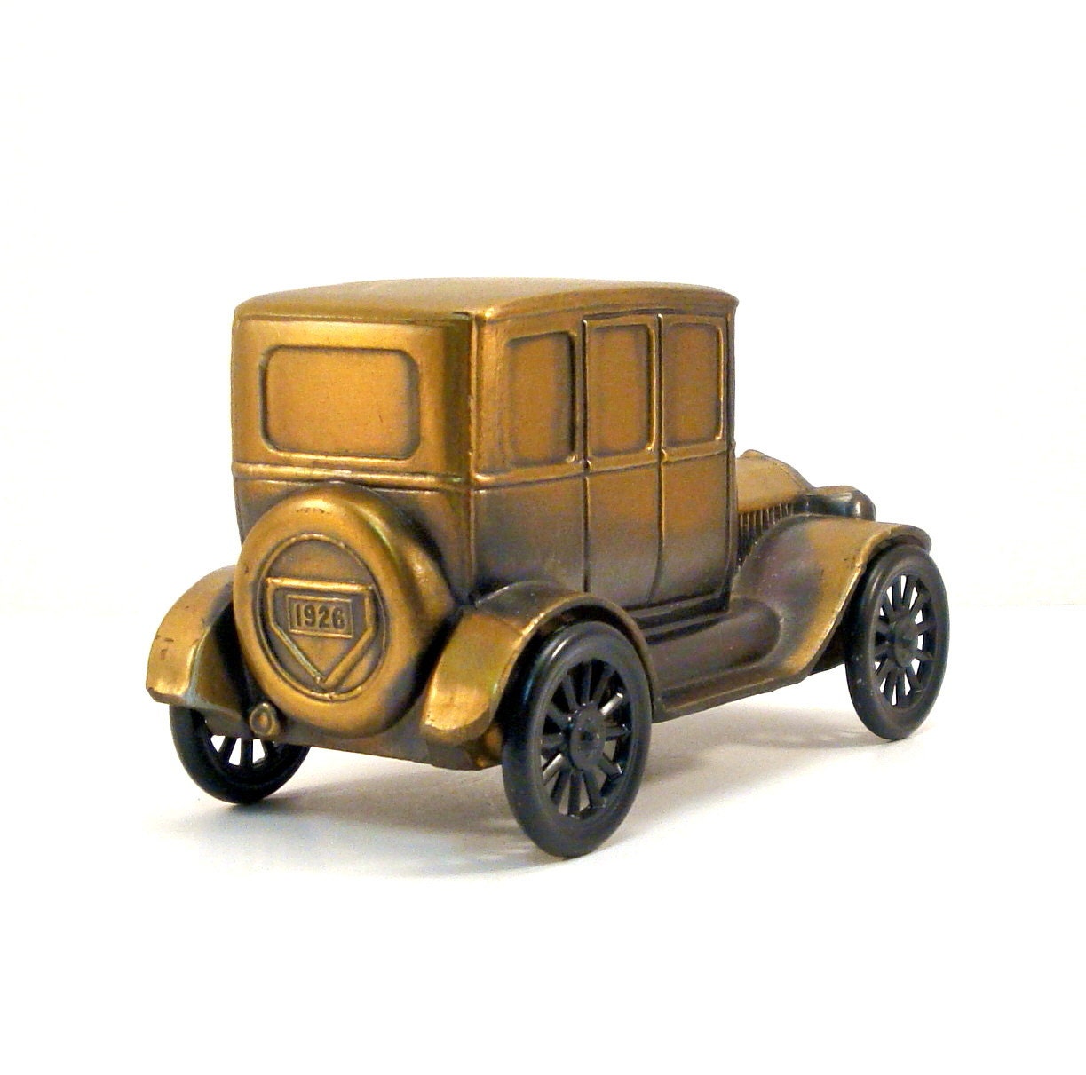 1926 Ford Vintage Banthrico Car Bank 1970s Cast Metal Bank