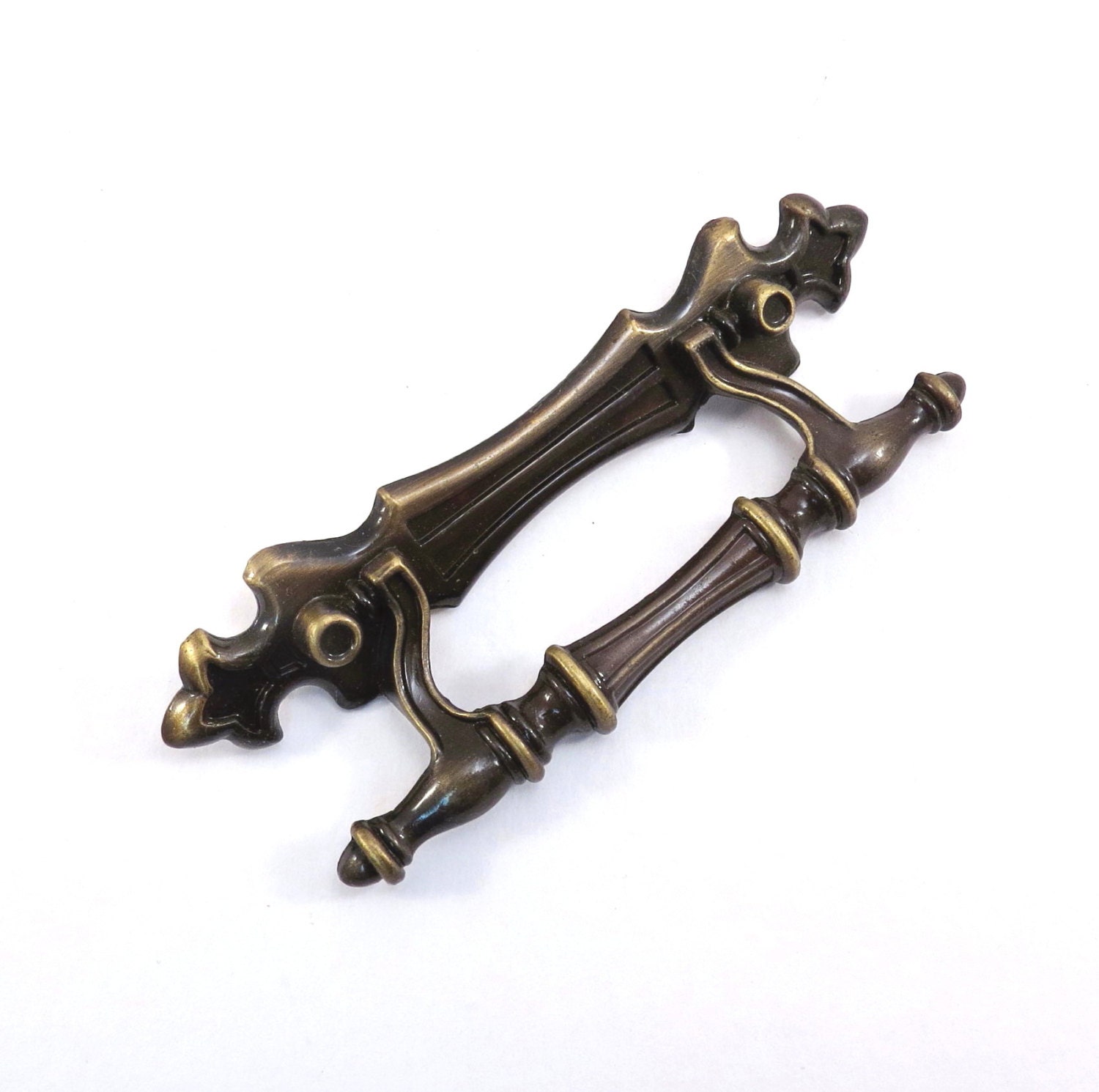 Antiqued Gold Amerock Drawer Pull Hardware Vintage
