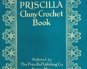 Vintage 1920s Priscilla Cluny Crochet Patterns Digital Download Downton Abbey Era Roaring 20's