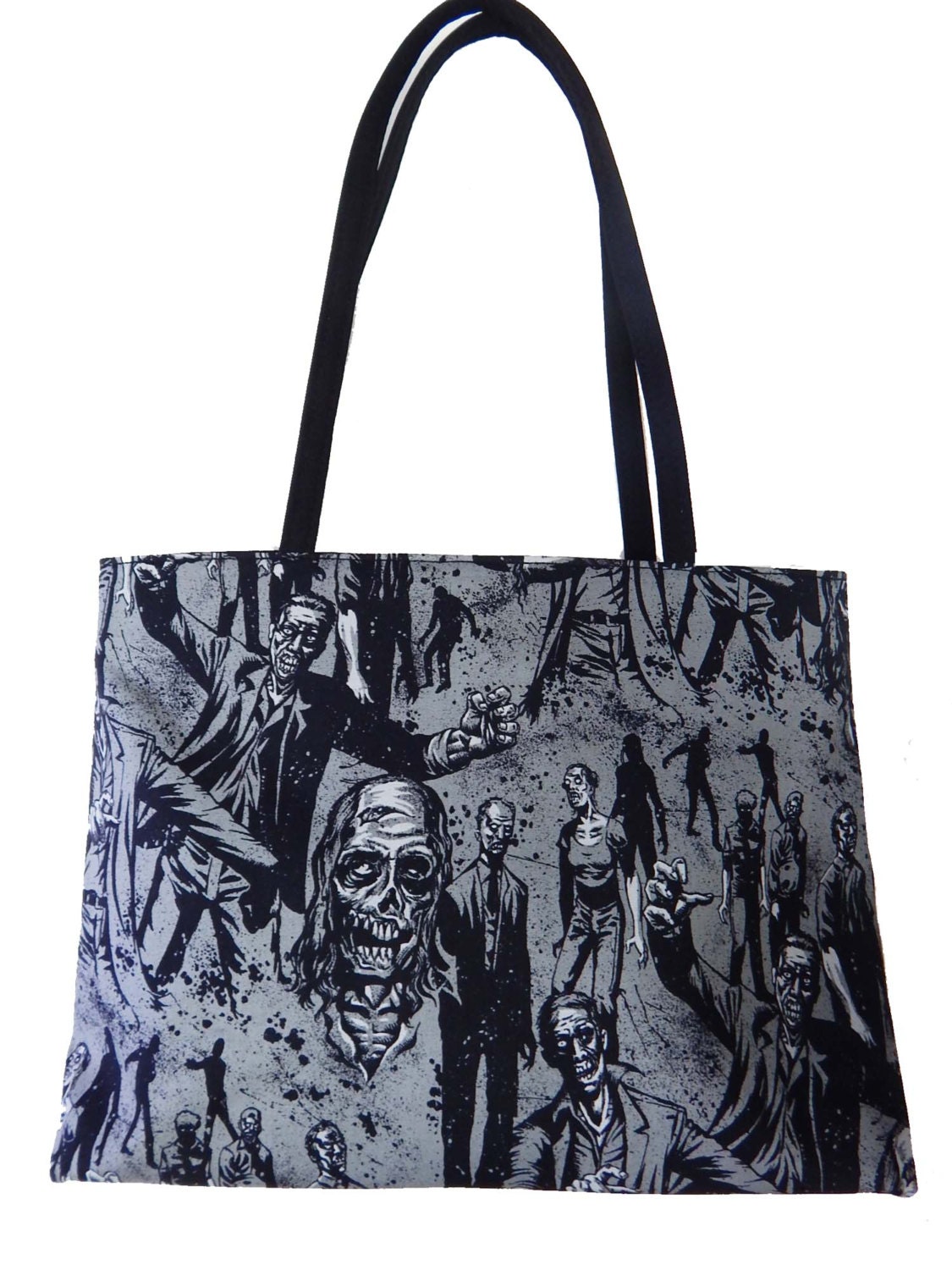 US Handmade Shoulder Bag WITH Zombie Charcoal