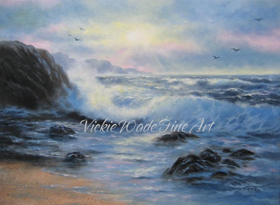 Seascape Painting 18 X 24 art original oil seascape