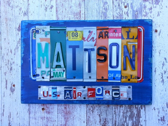 7-letter-license-plate-retirement-party-name-air-by-recycledartco