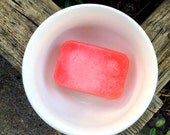 Grapefruit SEA SALT vegan natural soap-glycerine bar-fresh and fruity-handmade citrus-refreshing bar Il_170x135