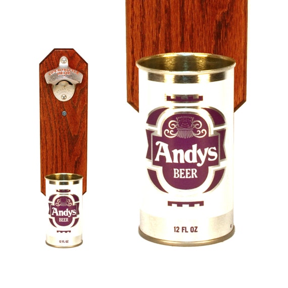 mount vintage opener wall bottle Opener with Can Vintage Mounted Andy's Cap Bottle Beer Beer Wall