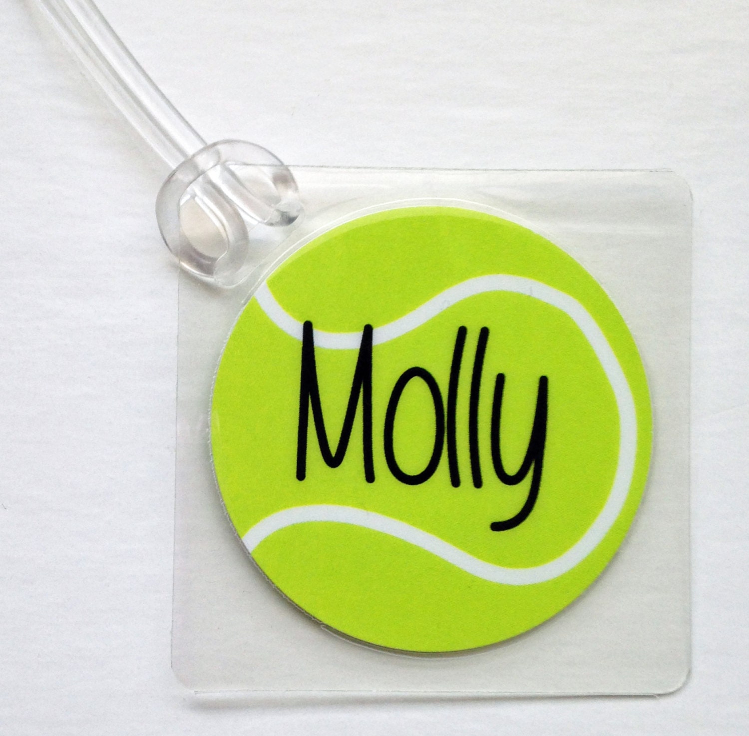 Tennis Bag Tag Tennis Gift Tennis Ball Tag Tennis Team Gift
