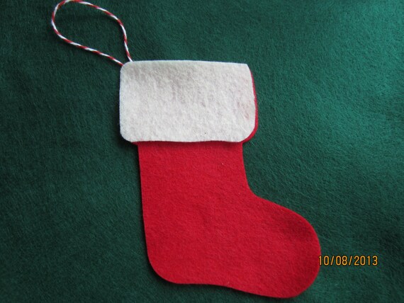 Felt Christmas Stocking Die Cuts DIY Felt Stocking Ornaments