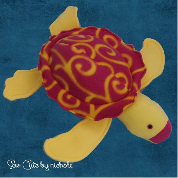 pink sea turtle stuffed animal