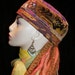 Reserved for S Hat Red Violet Earth Tones Gypsy World Peace Hat