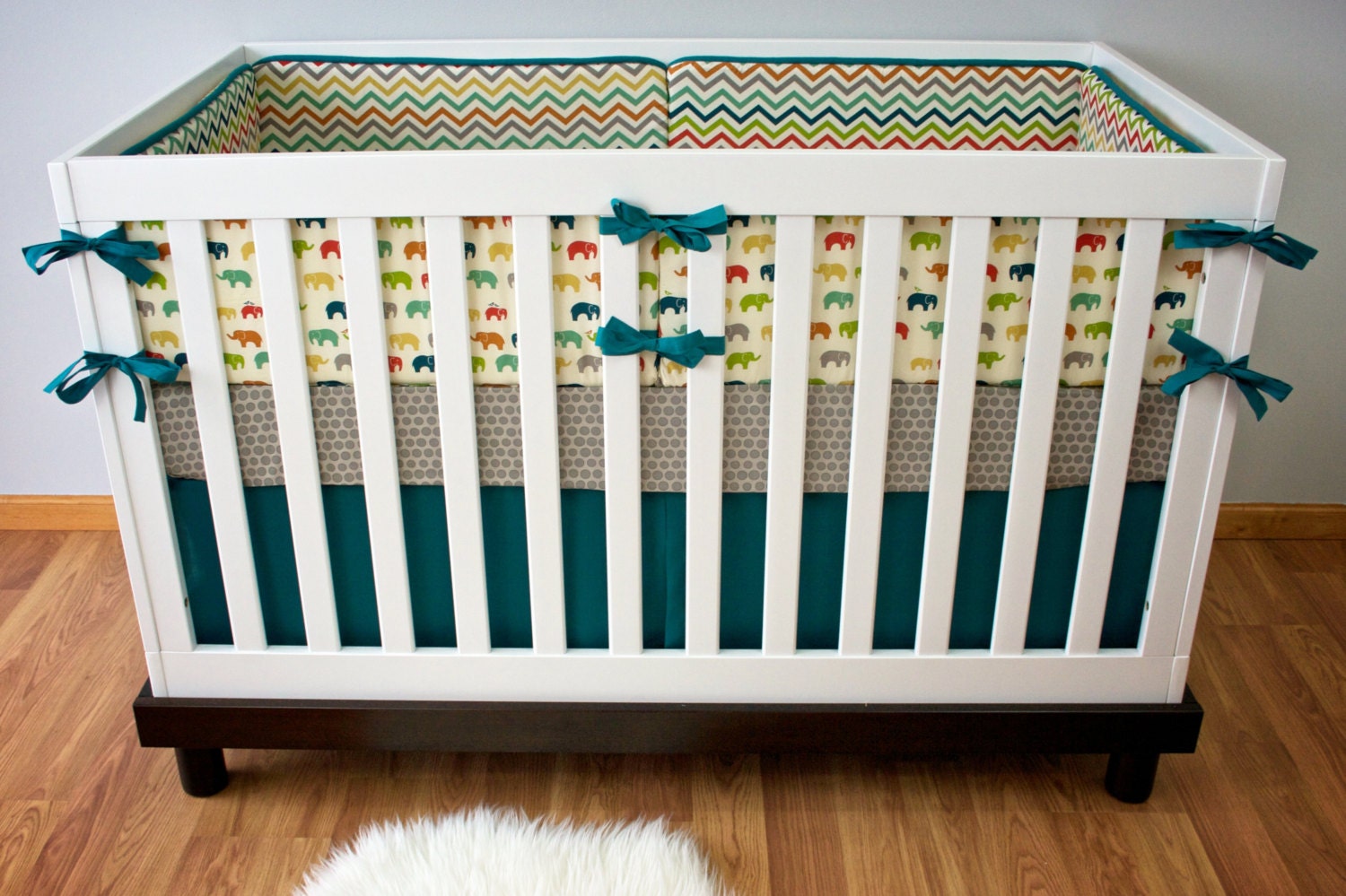 Organic Crib Bedding Cribset Custom Baby Bedding by modifiedtot