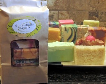 Clearance Bag of 6 Handmade Cold Process Soaps - The Good, the Sad and the Ugly Soaps