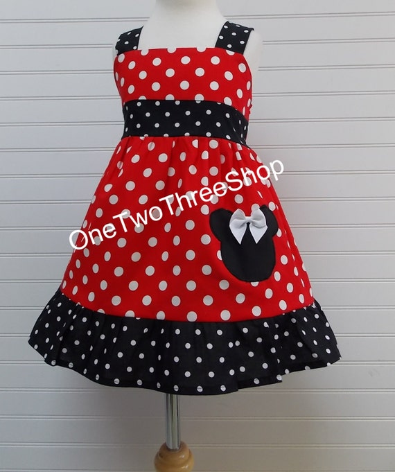 Minnie Mouse Dress Costume, Birthday Party, Dress up princessJumper ...