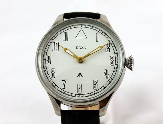 DOXA Antique MILITARY men's watch of BRITISH Army from 1940's Swiss ...