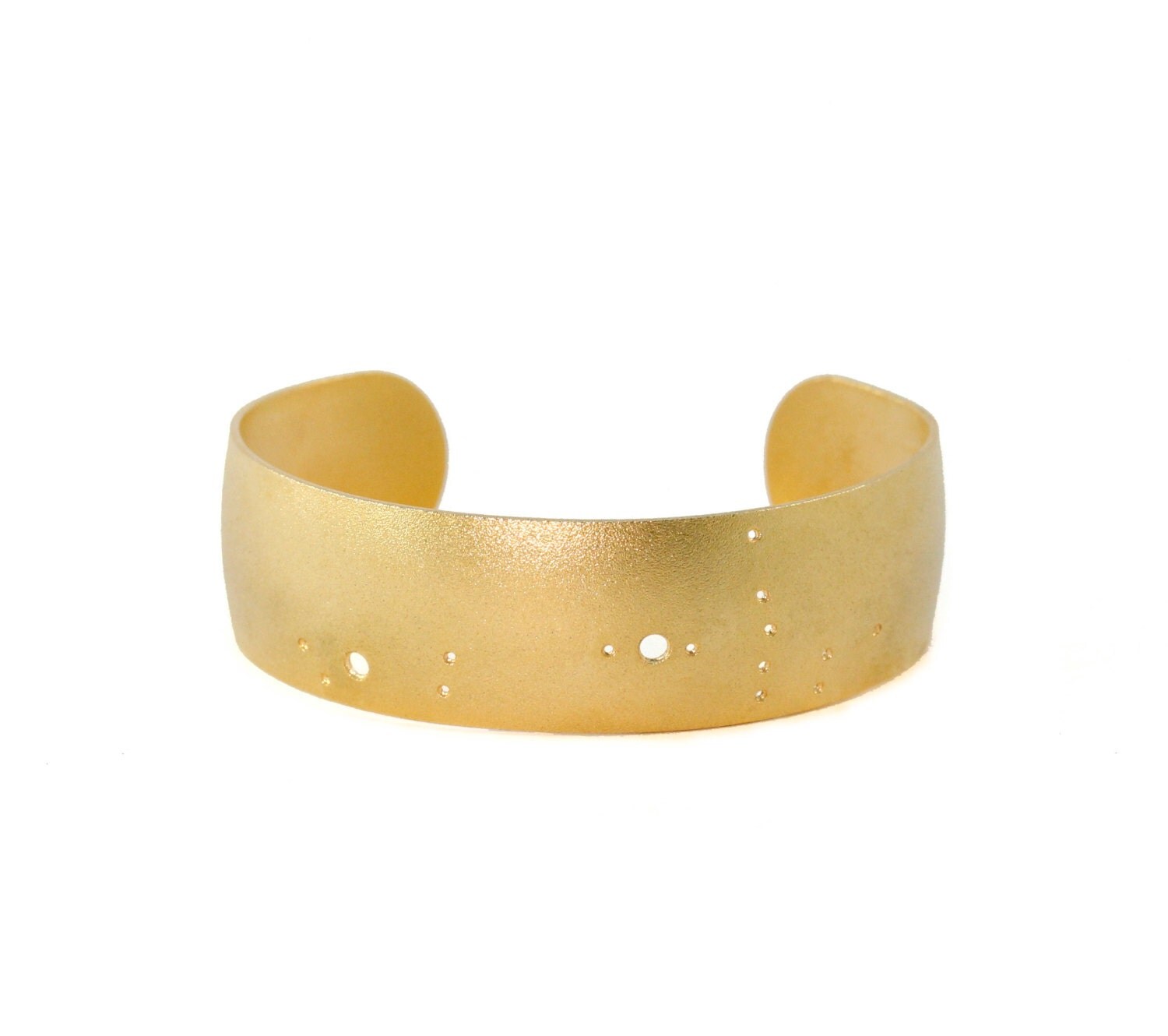 Scorpio Gold Flash Constellation Cuff Bracelet