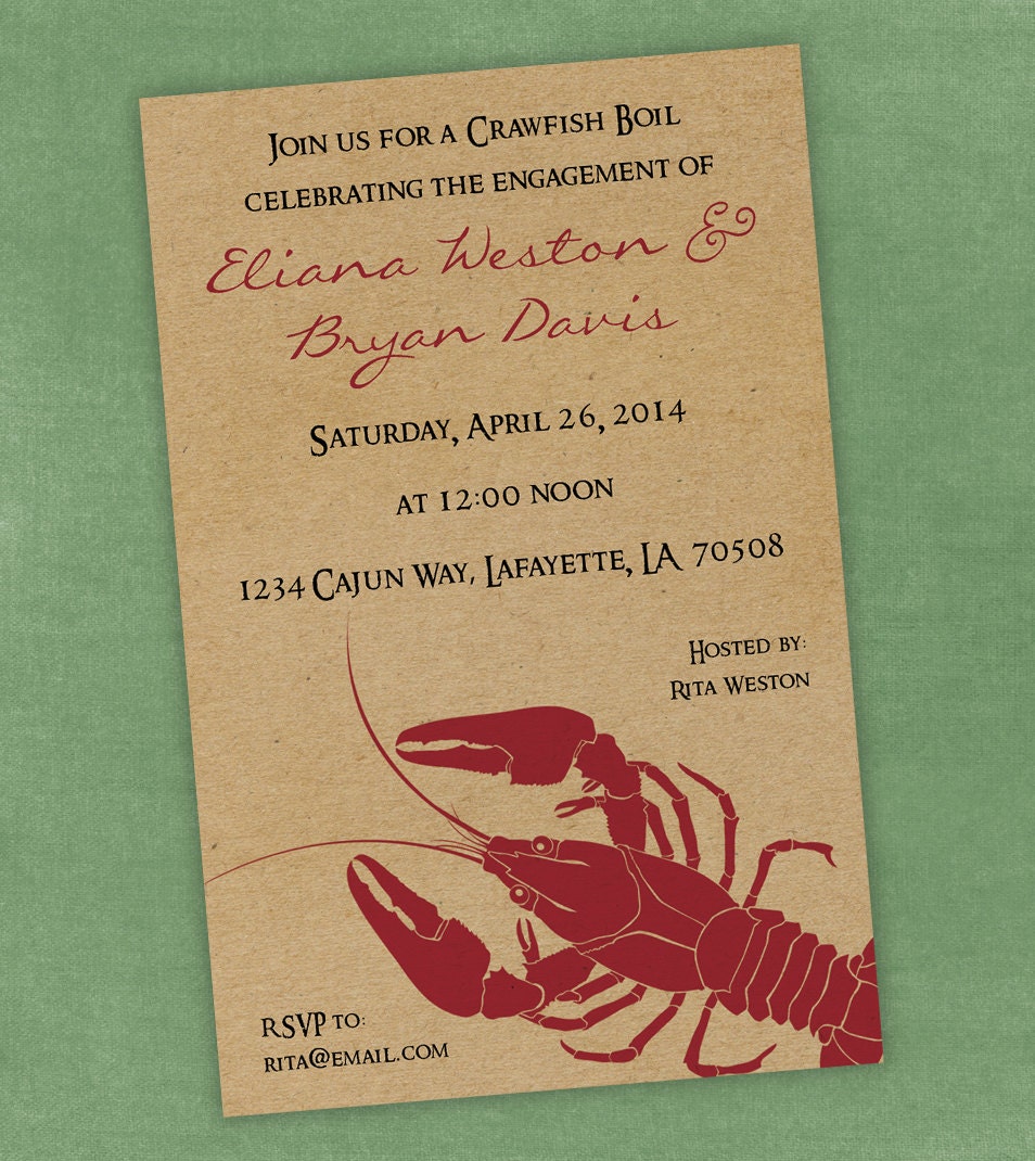 Free Printable Blank Crawfish Boil Invitations