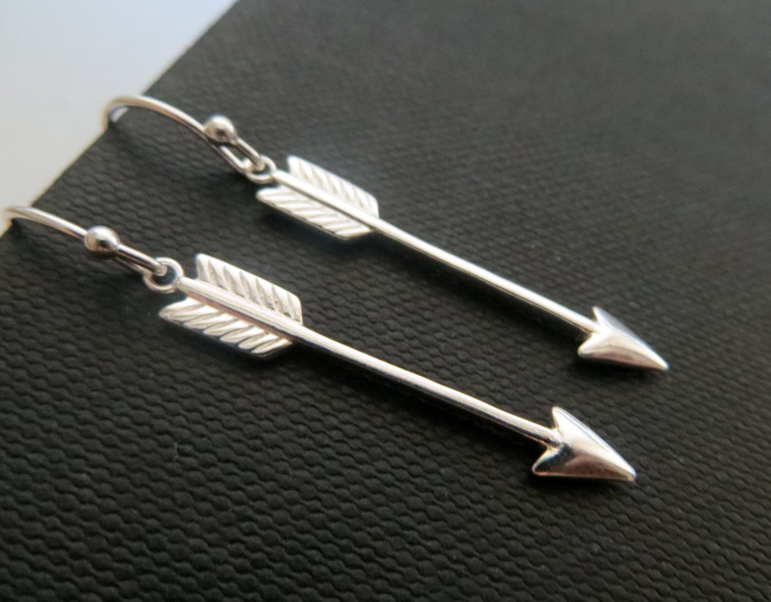 Sterling silver arrow earrings Arrow earrings Arrow by NYmetals