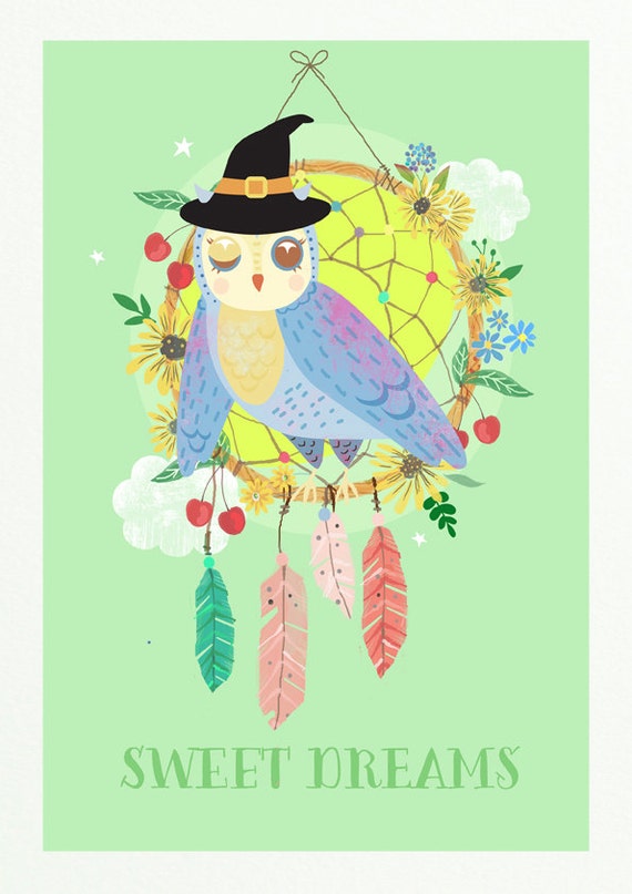 Sweet DreamsArt print of my illustration