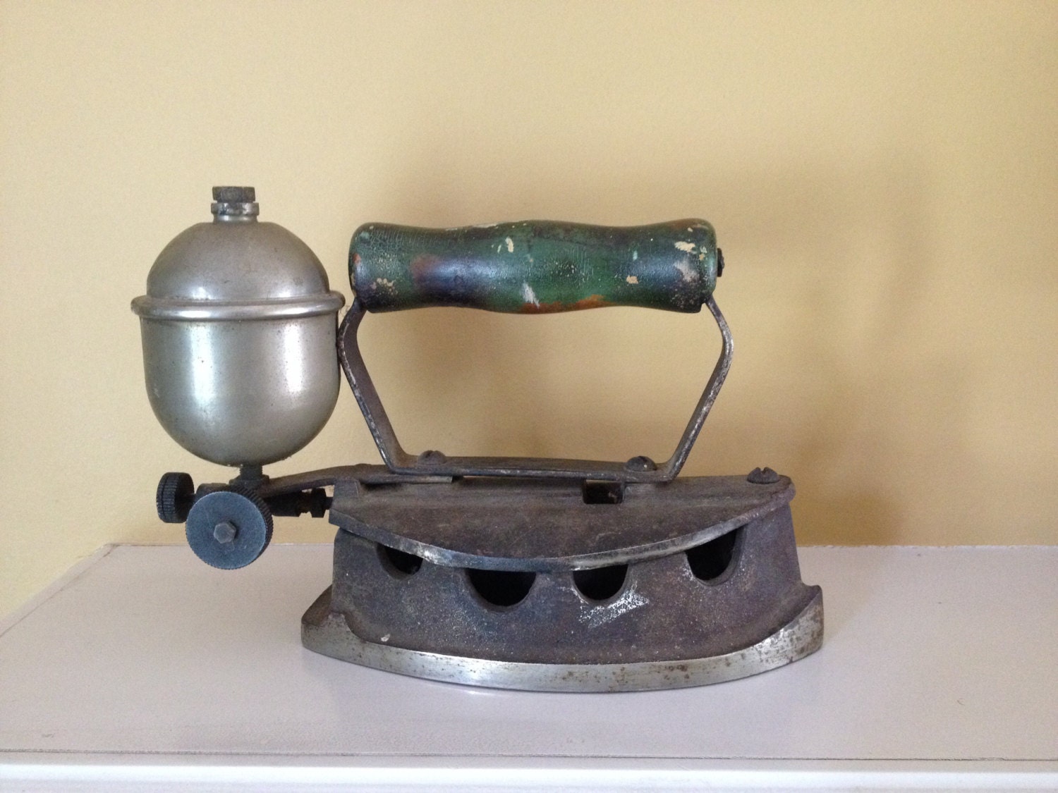 Royal Sad Iron Model D Gas by VintageGeneration on Etsy