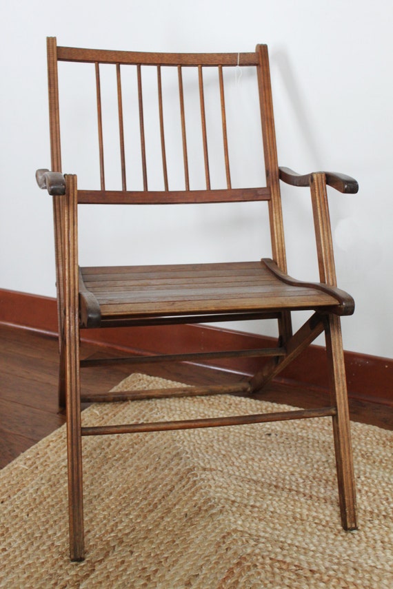 Vintage Folding Deck Chair Gold Medal Folding Furniture