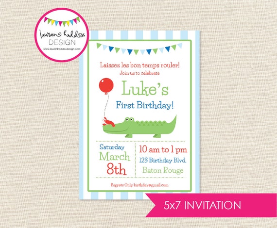 DIY, Alligator Crawfish INVITATION ONLY Il_570xn