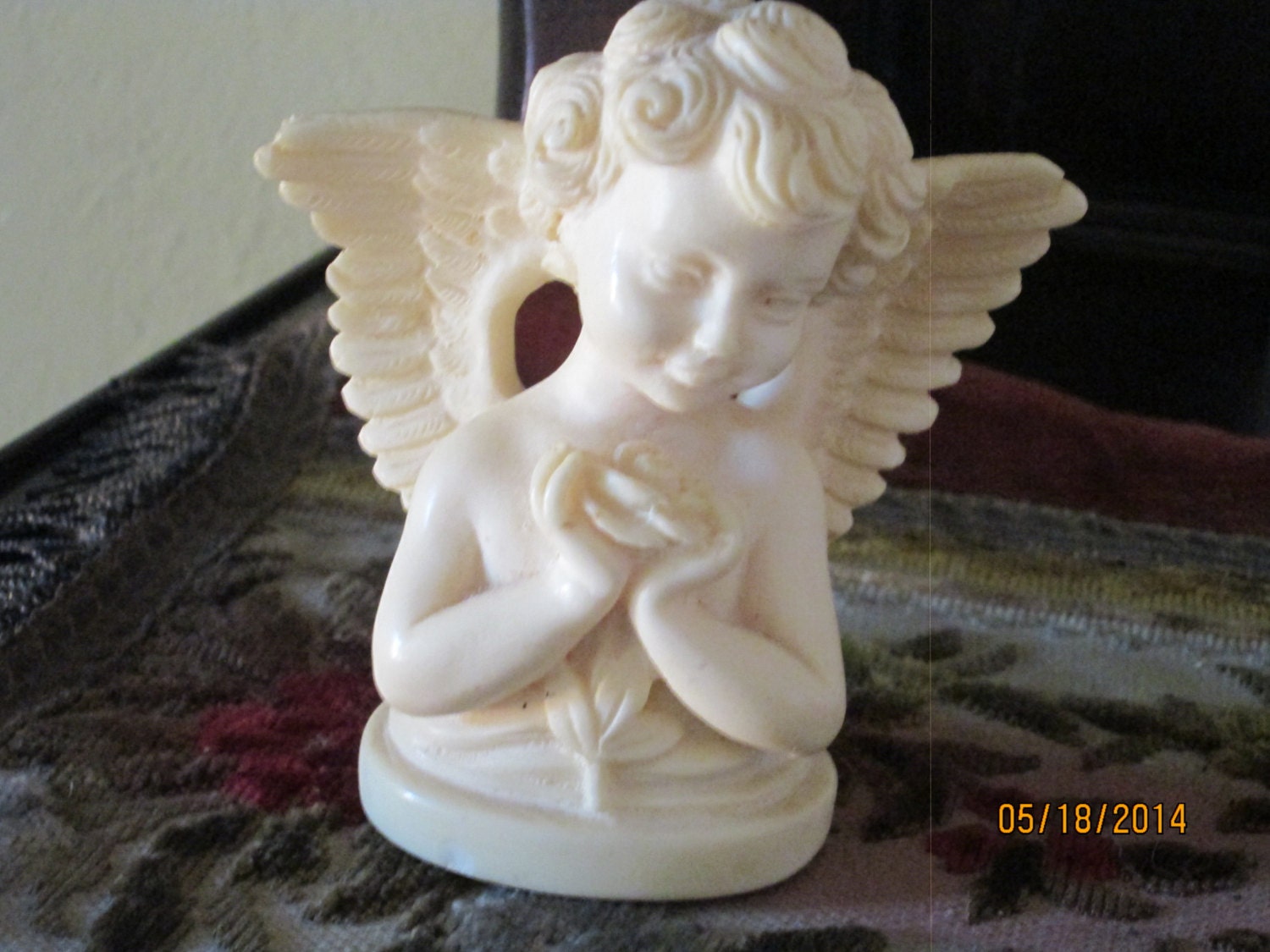 Vintage Angel Statue Figurine / Cherub By A.G. Ruggeri Bianchi