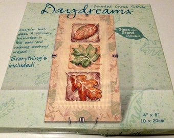 Counted Cross Stitch Lovely Daydreams Harmony Under Glass Autumn Trio Dimensions #72647