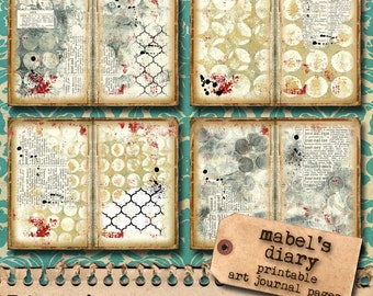 Printable Art Journal Pages
