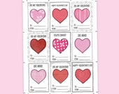 60% OFF SALE Printable Valentine's Day Cards Digital Download pdf File Il_170x135