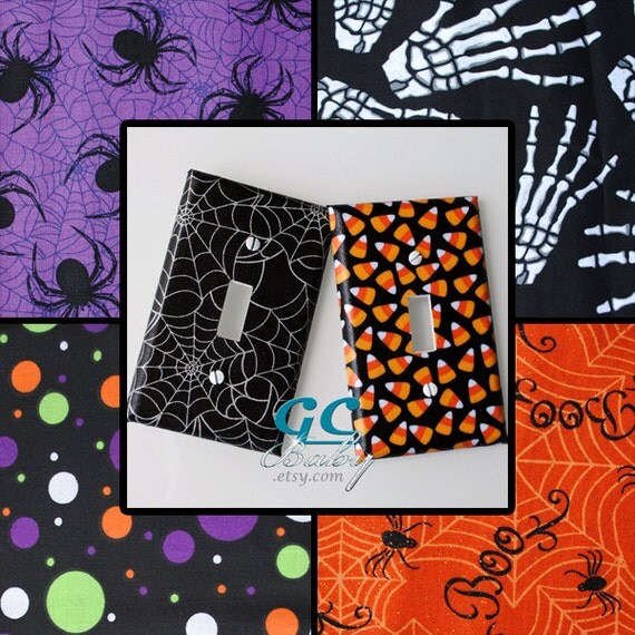 Items similar to Halloween Light Switch and Outlet Covers 14 Design Choices Skulls, Pumpkins